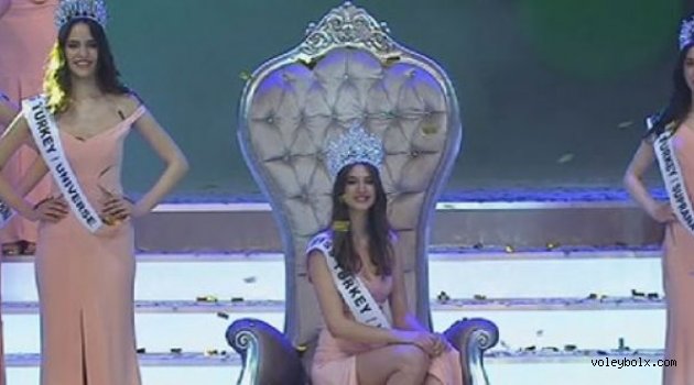 Miss Turkey 2015’te voleybolcu güzel