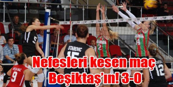 Nefesleri kesen maç Beşiktaş’ın! 3-0