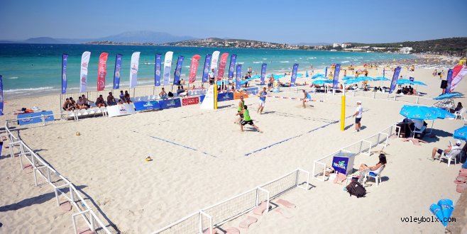 Nestea Pro Beach Tour’un Ilıca etabında ilk gün geride kaldı