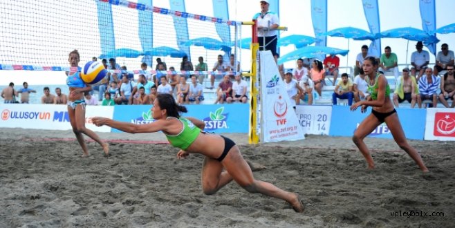 Nestea Pro Beach Tour’un Samsun etabında ilk gün geride kaldı