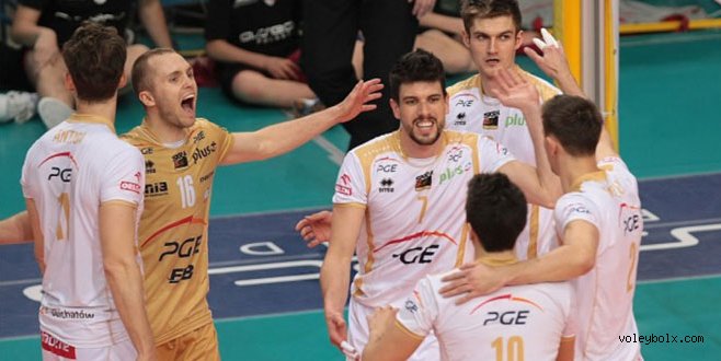 PGE Skra Belchatow, final serisini 2-0 yaptı...