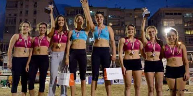 Plaj voleybolunda şampiyonlar belli oldu