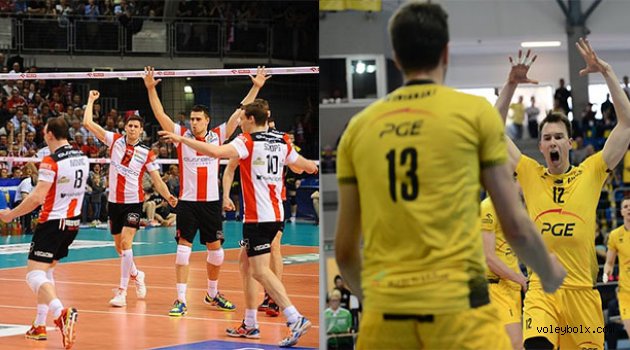 Polonya final serilerinde Rzeszow ve Belchatow galip