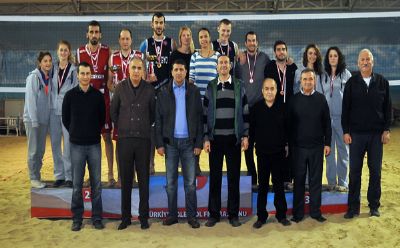 TVF Plaj Voleybolu Açık Turnuvası sona erdi