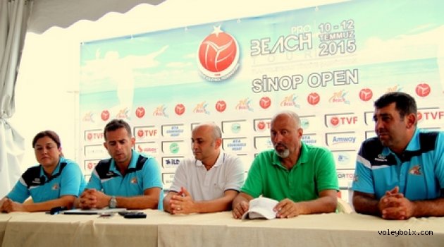 TVF Pro Beach Tour Sinop Open basın toplantısı yapıldı