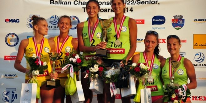 U22 Plaj Voleybolu Balkan Şampiyonası’nda şampiyonuz