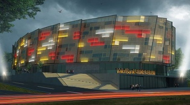 VakıfBank Spor Sarayı yükselmeye başlıyor