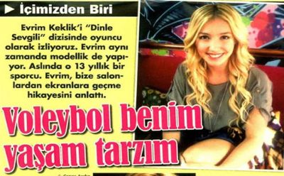 Voleybol Benim Yaşam Tarzım